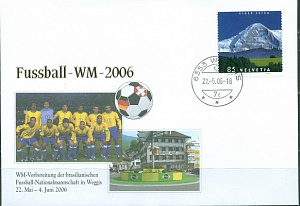 Швейцария, ЧМ 2006. Сборная Бразилии, конверт